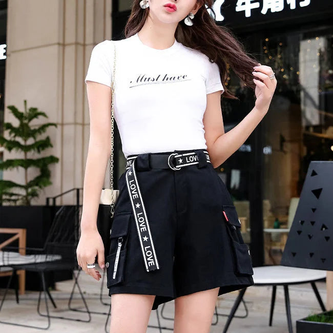 Streetwear Cargo Shorts Damen