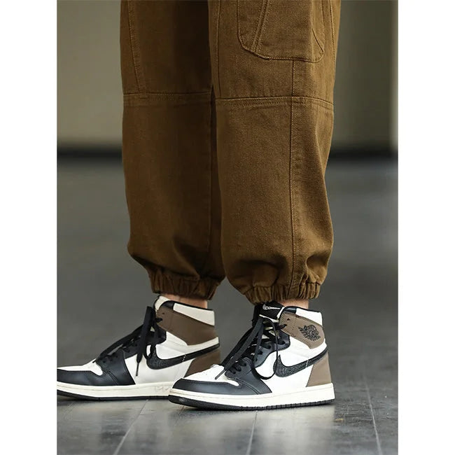 Khaki Baggy Cargohose Herren Hip Hop