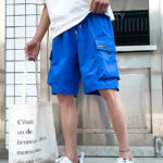 Cargo Shorts Herren in Blau
