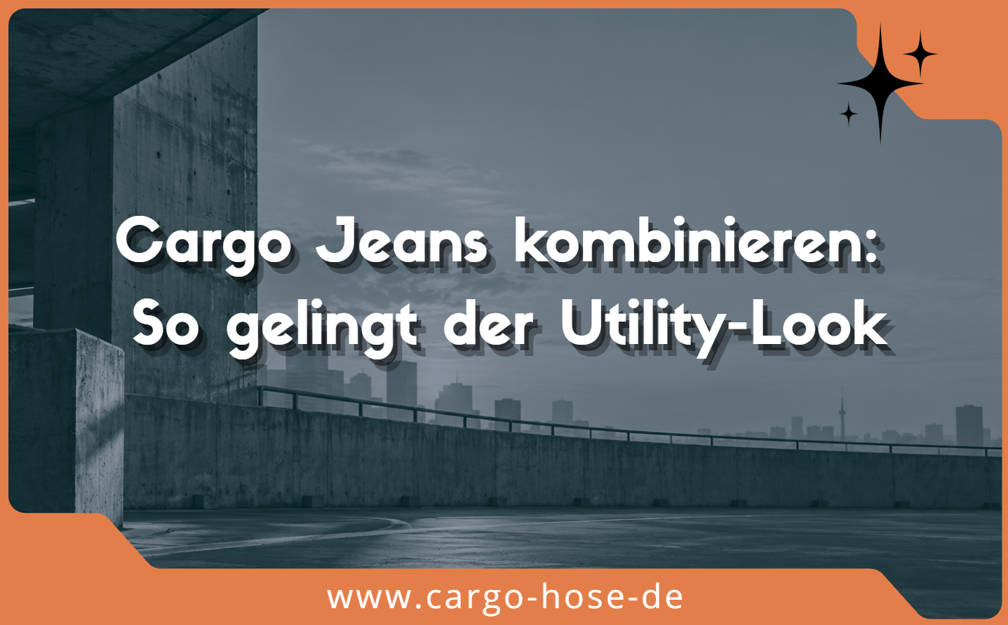 Cargo Jeans im modernen Streetwear-Look