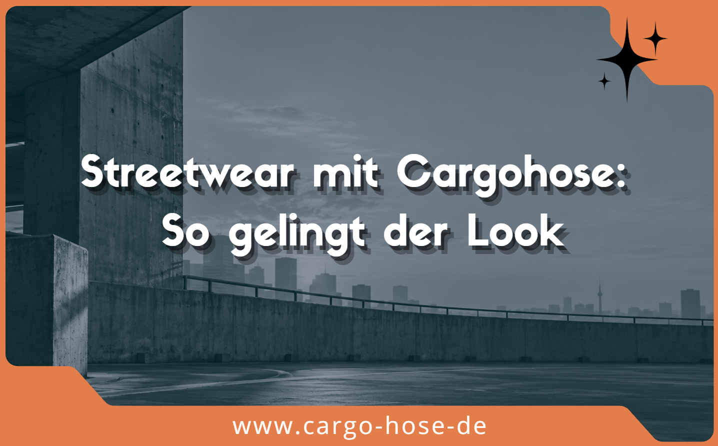 Streetwear Outfit mit Cargohose im urbanen Stil